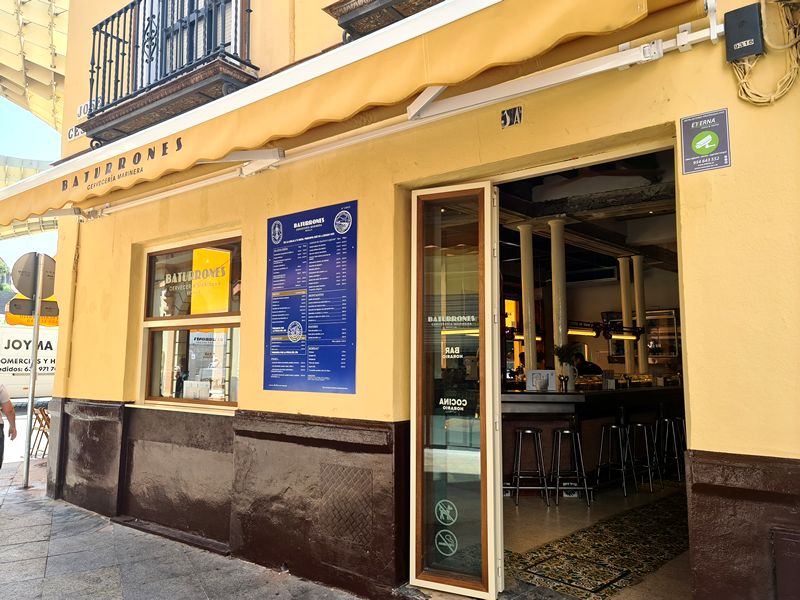 Baturrones Cervecería Marinera. Detapasconchencho